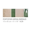 Kép 1/2 - realonda portofino arena emerald 15x45 cm