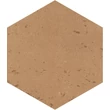 Kép 1/2 - ribesalbes artisan hex matt ocre 11,8x10,2 cm