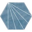 Kép 1/3 - ribesalbes scandinavian cyan dekor matt padlólap 15x17,3 cm