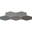 Kép 1/2 - ribesalbes sailing hex dark grey  gloss csempe 10x20 cm