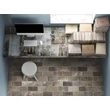 Kép 2/2 - rondine london brown brick 13x25 cm