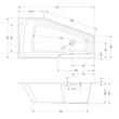 Kép 2/2 - RIHO RETHINK SPACE aszimmetrikus kád, balos  160x75 Kép 2/2 - RIHO RETHINK SPACE aszimmetrikus kád, balos  160x75