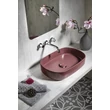 Kép 2/5 - sapho infinity oval kerámiamosdó, 55x36cm, gesztenye vörös