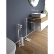 Kép 2/2 - sapho trilly gedy álló WC kefetartó és papírtartó 630 mm, matt fehér TR3222