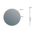 Kép 3/3 - sapho visio tükör led világítással 800 mm VS080