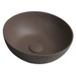 Kép 1/3 - sapho formigo pultra szerelhető mosdó, sötét barna 39x14 cm, FG034