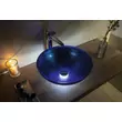 sapho murano pultra szerelhető mosdó, blu kék 40x14 cm, AL5318-65