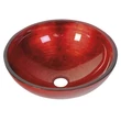 Kép 1/3 - sapho murano pultra szerelhető mosdó, rosso piros 40x14 cm, AL5318-63