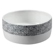 Kép 2/5 - sapho priori pultra szerelhető mosdó, kézzel készült fehér/kék, 40,5x15 cm, PI027