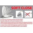 Kép 3/3 - sapho paco slim wc ülőke, soft close, PCS1012