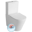 Kép 1/5 - sapho paco kombi WC alsó/hátsó kifolyású 38,5x63,5 cm, PC1012WR