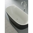 Kép 3/5 - wellis Calabria Matt Black szabadon álló kád 170x80x58