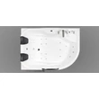 Kép 2/8 - wellis Dublo E-Max™ 180x130x70, csaptelep nélkül