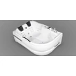 Kép 3/8 - wellis Dublo E-Max™ 180x130x70, csaptelep nélkül