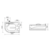 Kép 8/8 - wellis Dublo E-Drive™ 180x130x70, Retro csapteleppel