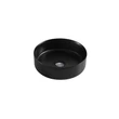 Kép 1/2 - wellis Rose Black matt fekete pultra építhető kerámia mosdó 35,5x12