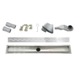 Kép 3/4 - wellis W-Drain Wavy 60 zuhanyfolyóka
