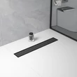 Kép 1/5 - wellis w-drain onyx 70 zuhanyfolyóka, flat fedéssel