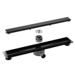 Kép 4/5 - wellis w-drain onyx 80 zuhanyfolyóka, flat fedéssel