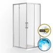 Kép 1/2 - wellis Apollo 80x80x190 két tolóajtós szögl. kabin Easy Cleannel