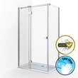 Kép 1/2 - wellis Clyde 120x90 szögletes nyílóajtós kabin, Easy Cleannel