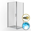 Kép 1/2 - wellis Quadrum 90x90 egy nyílóajtós szögletes kabin, Easy Cleannel