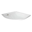 Kép 1/2 - wellis Zuhanytálca íves lapos 90x90x4