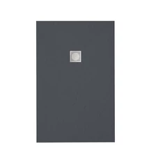 zenon smart slate zuhanytálca 70x70 cm, antracita