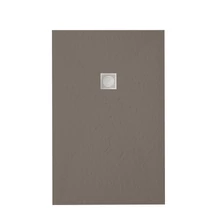 zenon smart slate zuhanytálca 70x70 cm, mokka
