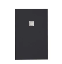 zenon smart slate zuhanytálca 70x70 cm, nero