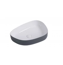Arezzo design Odessa mosdótál, Szürke/fehér AR-460