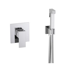 AREZZO design CUBEFIELD falsík alatti bidé csaptelep kézizuhannyal, króm, AR-4407CR