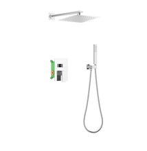 AREZZO design CUBEFIELD falsík alatti zuhanycsaptelep szett, króm, AR-4405CR