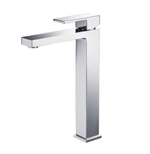 AREZZO design CUBEFIELD magasított mosdócsaptelep, króm, AR-4402CR