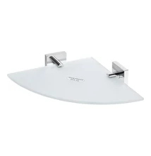 AREZZO design BEMETA Beta sarok üvegpolc, 250x250 mm AR-132102012