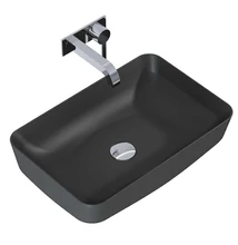 AREZZO design pultra ültethető mosdó NOMIA 50x39, matt antracit