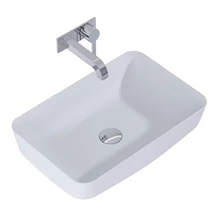 AREZZO design pultra ültethető mosdó NOMIA 50x39, matt szürke