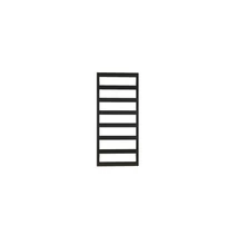 arezzo cube black radiator 110x50 AR-CB11050