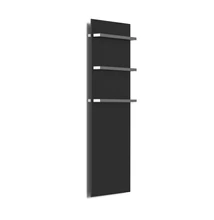 AREZZO design ONYX 3 BLACK MATT elektromos törölközőszárító radiátor, AR-ONYX3MBMATT