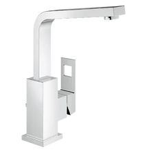 Grohe Eurocube egykaros mosdó csaptelep magas kifolyóval, húzórudas