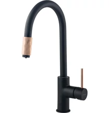 deante aster mosogató csaptelep black with copper bca b64m