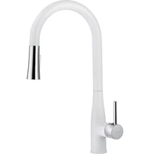 deante lukrecja mosogató csaptelep crome with white bdh w720