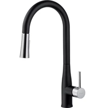 deante lukrecja mosogat csaptelep chrome with black bdh b720