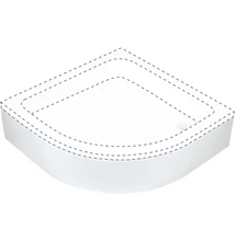 deante corner íves zuhanytálcához előlap 900x900 ktu 0310
