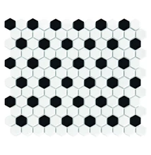 dunin mini hexagon b&amp;w bee mozaik 26x30 cm