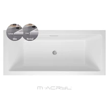 M-Acryl Slim Sabina Pro kád vízszintes túlfolyóval 180x80