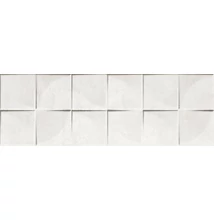 konskie saragossa white quadra csempe 25x75 cm