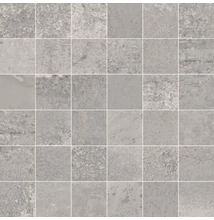 aparici metallic grey natural mosaico padló 29,75x29,75/5x5 cm