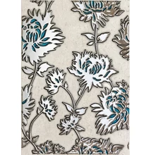 domino gris flower turkus dekor 25x36 cm