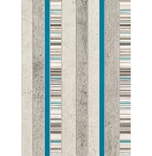 domino gris turkus dekor 25x36 cm